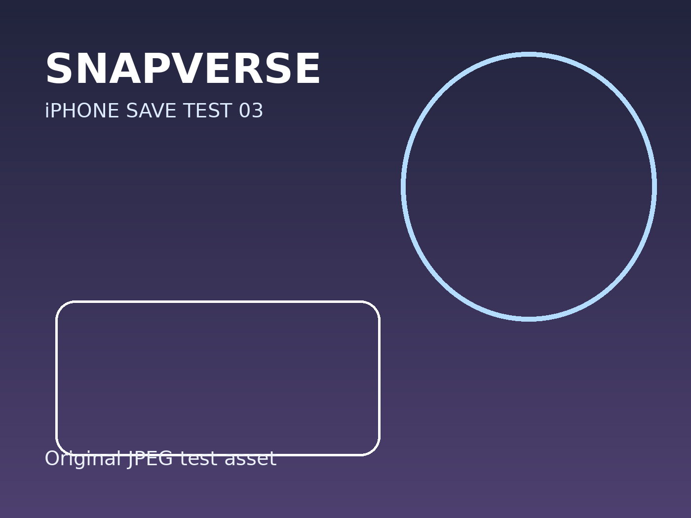 SnapVerse multi share test